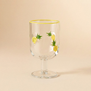 Karaca Pineapple Kadeh 390 ml Sarı