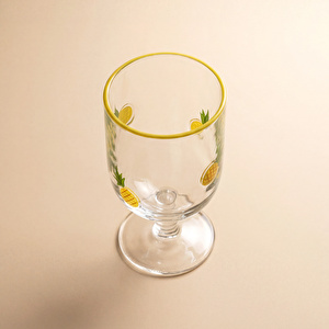 Karaca Pineapple Kadeh 390 ml Sarı