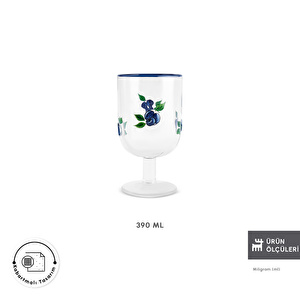 Karaca Blueberry Kadeh 390 ml Mor