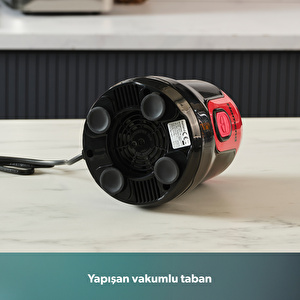 Homend Mixfresh 7026H Kişisel Smoothie Blender Siyah Kırmızı görseli 9