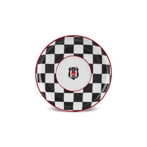 Karaca x Beşiktaş Lisanslı 6 Parça Porselen Çay Tabağı Seti