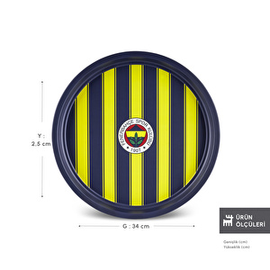 Karaca x Fenerbahçe Lisanslı Metal Tepsi