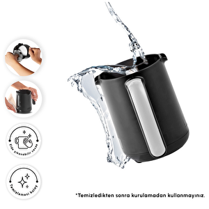 Emsan Kumda 5 Fincan Kapasiteli Türk Kahve Makinesi Cherry Red görseli 9