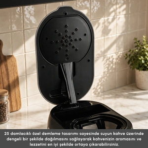 Emsan Retro Filtre Kahve Makinesi Black görseli 8
