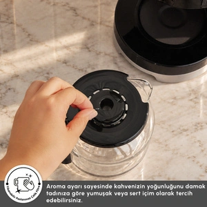 Emsan Retro Filtre Kahve Makinesi Black görseli 9