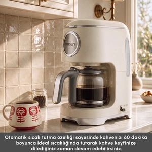 Emsan Retro Filtre Kahve Makinesi Starlight görseli 4
