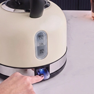 Emsan Retro Su Isıtıcısı 2202 Retro Cream 1,7L  2200W görseli 5