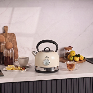 Emsan Retro Su Isıtıcısı 2202 Retro Cream 1,7L 2200W