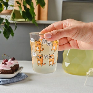 Emsan Kedi Çocuk Meşrubat ve Su Bardağı 315 ml