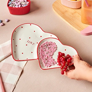 Karaca Heart To Heart Sunumluk Beyaz 26 cm görseli 4