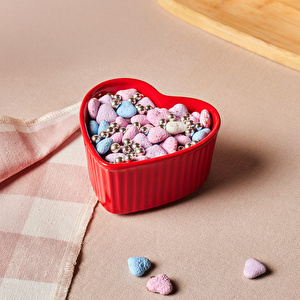 Karaca Heart Çerezlik Kırmızı 9 cm