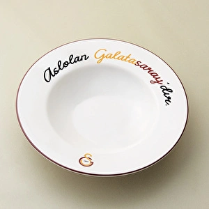 Karaca x Galatasaray Lisanslı Makarna Tabağı 27 cm görseli 3