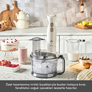 Emsan Pro Multimax 6 in 1 Çok Amaçlı Mutfak Robotu İconic Beige görseli 4