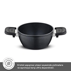 Emsan Diamente Derin Tencere 24 cm görseli 7
