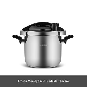 Emsan Marsilya İndüksiyon Tabanlı Düdüklü Tencere 5 Litre görseli 3