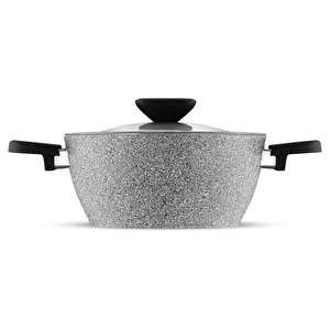 Emsan Fortis Granit 6 Parça Midi Tencere Seti Gri görseli 10