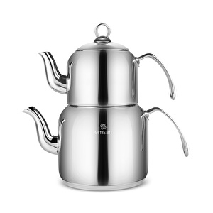Emsan Bade Devrilmez Maxi Çaydanlık Takımı  1,8L & 3,3L
