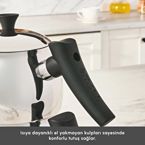 Emsan Alim Midi Çaydanlık Takımı 1 L & 1,6 L görseli 6