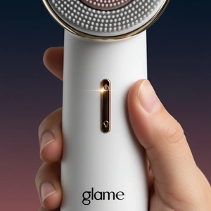 Glame Duo Spin Cleanser-Çift Başlıklı Yüz Temizleme Fırçası | Döner Başlıklı Gözenek Sıkılaştırıcı & Temizleme Cihazı görseli 4