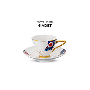 Emsan Kintsugi 6 Kişilik Kahve Fincan Takımı 100 ml