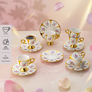 Emsan Bloom 6 Kişilik Kahve Fincan Takımı 100 ml
