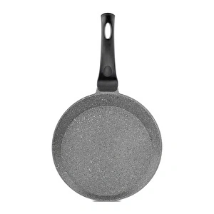 Emsan Stone Alüminyum Döküm Krep Tavası 26 cm Gri görseli 5