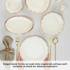 Emsan Antik 36 Parça 8 Kişilik Yemek Takımı görseli 4