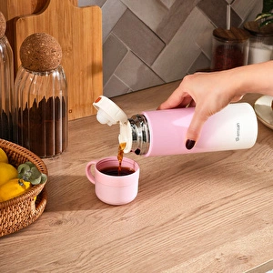 Emsan Candy Çelik Sızdırmaz Termos Pembe 500 ml görseli 2
