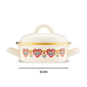 Emsan Solemar Emaye Midi Set 14 cm görseli 4