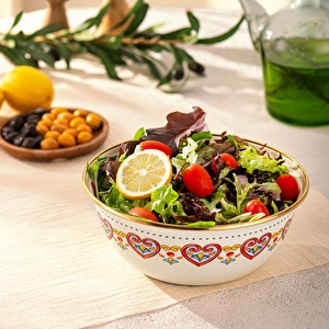 Emsan Solemar Emaye Salata Kasesi 20 cm görseli 4