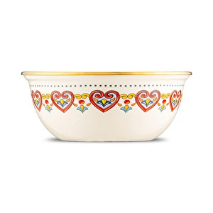 Emsan Solemar Emaye Salata Kasesi 20 cm görseli 7