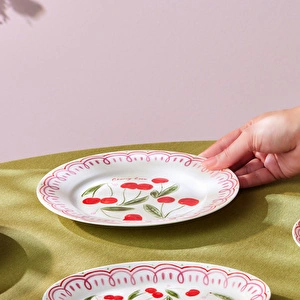Karaca Cherry Time Pasta Tabağı 20 cm görseli 4