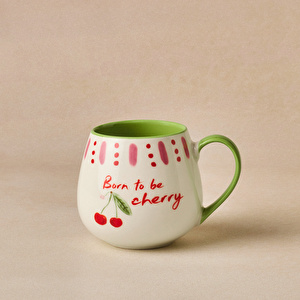 Karaca Cherry Time Kupa Yeşil 355 ml