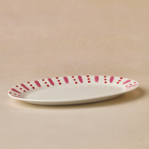 Karaca Cherry Time Kayık Tabak 30 cm