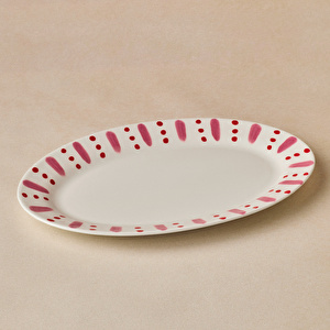 Karaca Cherry Time Kayık Tabak 30 cm
