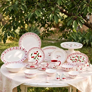 Karaca Cherry Time Kayık Tabak 30 cm görseli 7