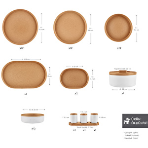 Karaca x Fatih Tutak Earth Collection 57 Parça 12 Kişilik Yemek Takımı