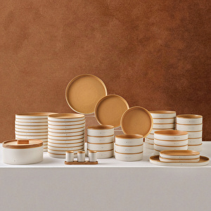 Karaca x Fatih Tutak Earth Collection 57 Parça 12 Kişilik Yemek Takımı