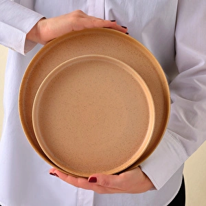 Karaca x Fatih Tutak Earth Collection Mat Sır 57 Parça 12 Kişilik Yemek Takımı görseli 9