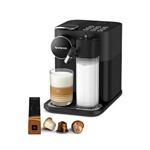 Nespresso F541 Gran Latissima, Travel Mug, Lungo Bardak ve Kahve Kapsülü ile Sevgililer Günü Özel Set Siyah görseli 3