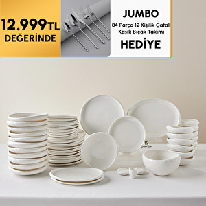 Karaca Earth Collection Atlantic 55 Parça 12 Kişilik Yemek Takımı