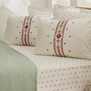 Karaca Home Elvra %100 Pamuk Nish Set Çift Kişilik Pike Takımı Multicolour
