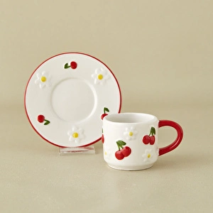 Karaca Cherrybloom 2 Kişilik Kahve Fincan Takımı 100 ml