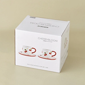 Karaca Cherrybloom 2 Kişilik Kahve Fincan Takımı 100 ml görseli 5