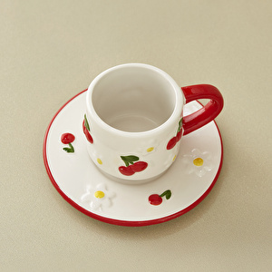 Karaca Cherrybloom 2 Kişilik Kahve Fincan Takımı 100 ml görseli 4