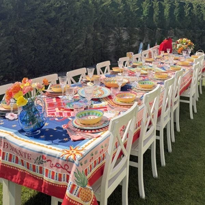 Baci Milano Dolce Far Niente Mavi ve Pembe Renkli Karışık 6 Parça Melamin Çukur Tabak 23 cm görseli 9