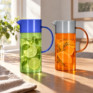 Dolce Far Niente Mavi Yeşil Cam Sürahi 1100 ml