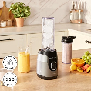 Karaca Blendfit Go Personal Kişisel Smoothie Blender Çift Hazne Antrasit 600ml & 400ml görseli 4