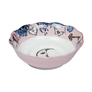 Baci Milano Allegria Pembe Desenli Salata Kasesi  Ø 26 cm, H 11 cm görseli 3