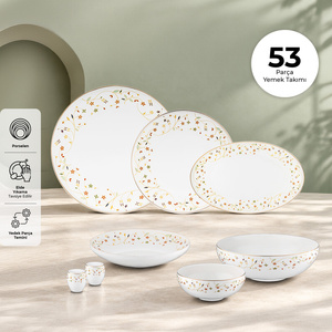 Emsan Freya Ivy 53 Parça 12 Kişilik Yemek Takımı